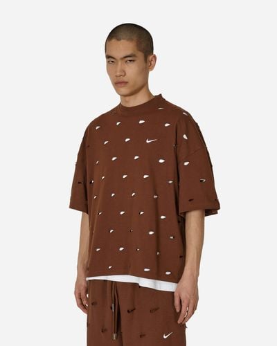 Nike Jacquemus Swoosh T-Shirt Cacao Wow - Brown