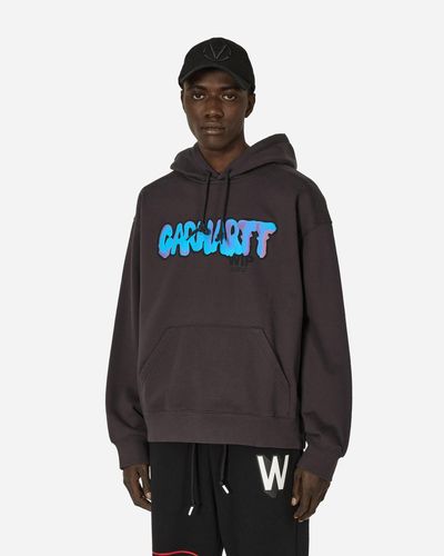 Carhartt Drip Hooded Sweatshirt Charcoal - Black
