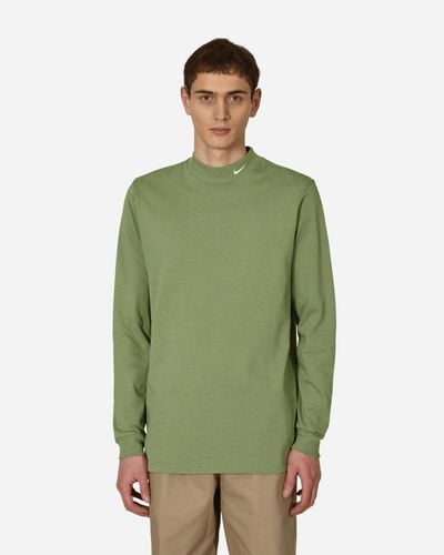 Nike Mock Neck Longsleeve T-Shirt - Green