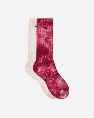 Nike Everyday Plus Cushioned Crew Socks - Pink