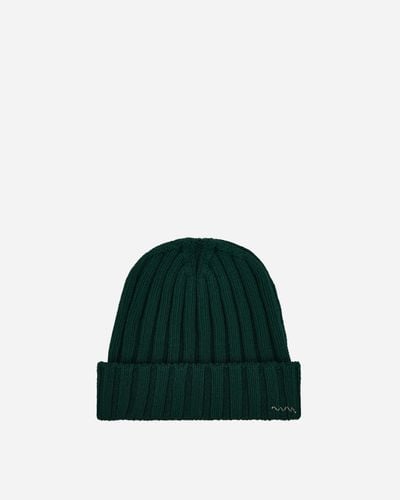 Visvim Knit Cotton Cap - Green