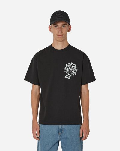 Aries Vintage Lords Of Art Trip T-shirt Washed - Black