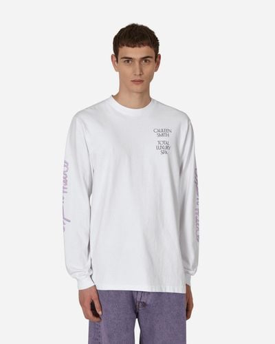 Total Luxury Spa Cauleen Smith Open Wide Longsleeve T-shirt - White