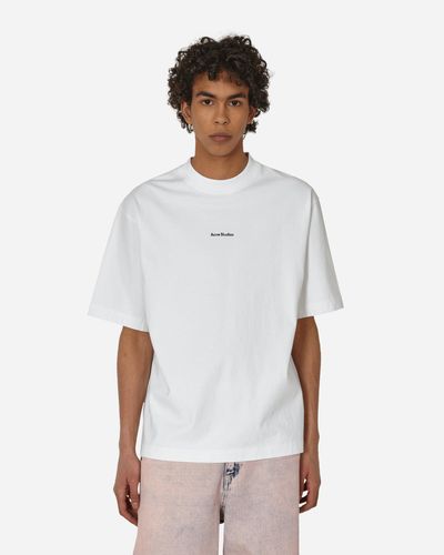 Acne Studios Logo T-shirt Optic - White