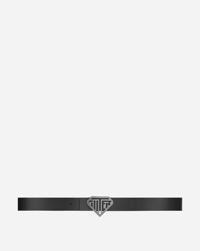 Iuter Solid Logo Belt - White