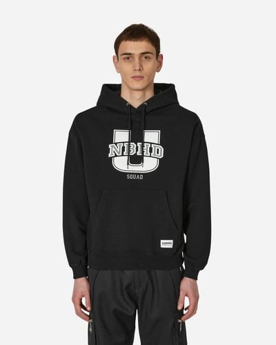 Neighborhood College Hooded Sweatshirt - Black