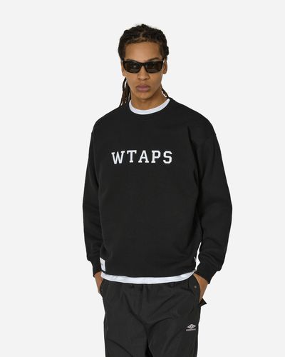 WTAPS Academy Crewneck Sweatshirt - Black