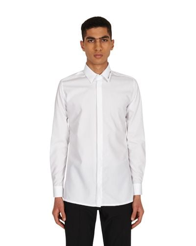1017 ALYX 9SM Metal Logo Button Down Shirt - White