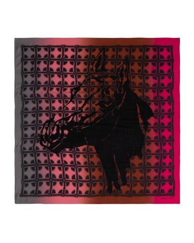 Noma T.D Horse Big Scarf - Red