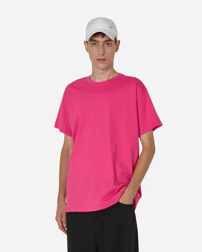 Stockholm Surfboard Club Logo T-shirt Fluo - Pink