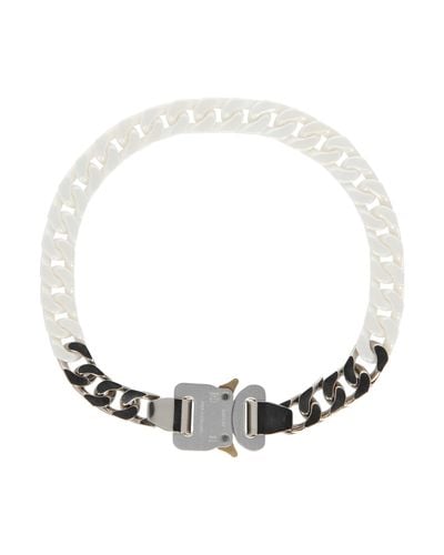 1017 ALYX 9SM Ceramic Buckle Chain Necklace - White