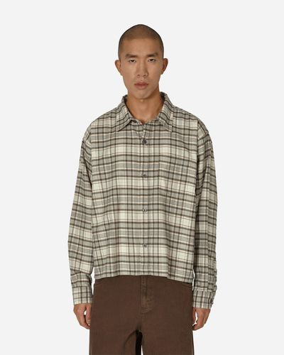 mfpen Check Priority Shirt Oatmeal - Natural
