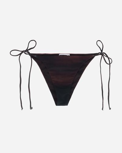 Jean Paul Gaultier Body Tattoo Bikini Bottom Ebony - Black