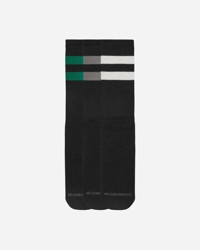 Neighborhood Classic 3-pack Socks - Black