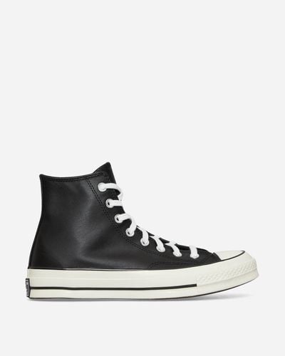Converse Chuck 70 Hi Leather Sneakers - Black