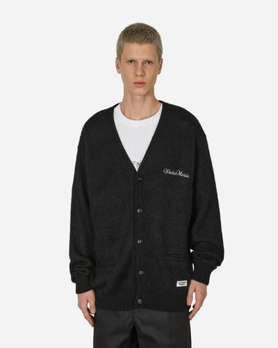 Wacko Maria Mohair Cardigan (type-2) - Black