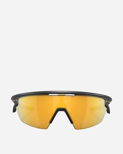 Oakley Sphaera Sunglasses Matte Carbon / Prizm 24k - Yellow