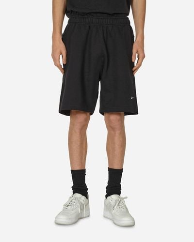 Nike Solo Swoosh Fleece Shorts - Black
