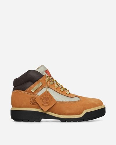 Timberland Field Mid Lace Up Waterproof Boots Wheat - Brown
