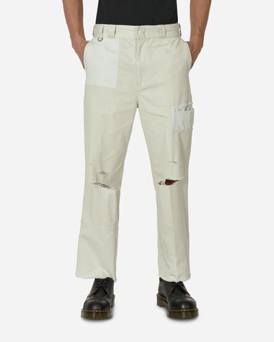 Undercover Workwear Pants Ice Gray - Natural