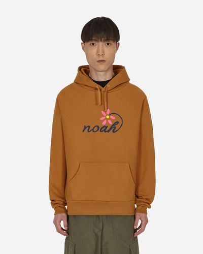 Noah Florist Hooded Sweatshirt - Brown