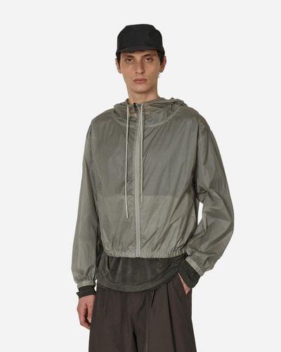 Amomento Hood Shirring Jacket Light - Gray