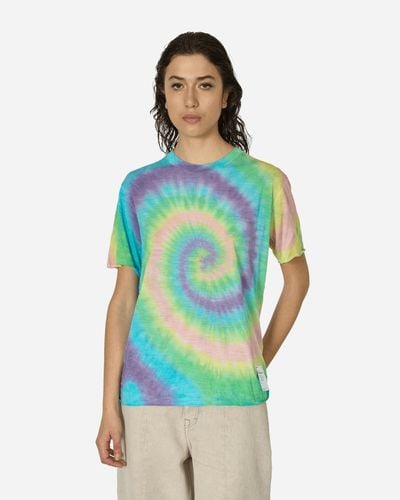 Satisfy Cloudmerino T‐shirt Tie-dye Psychedelic - Blue