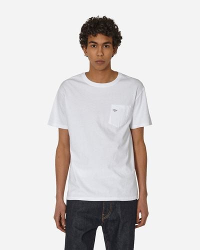 Noah Core Logo Pocket T-shirt - White