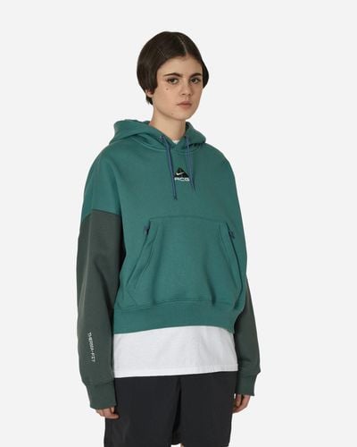 Nike Acg Therma-Fit Fleece Hooded Sweatshirt Bicoastal / Vintage - Green