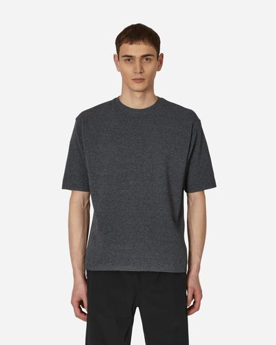 Nike Tech Pack Engineered Knit Short-Sleeve Sweater - Gray