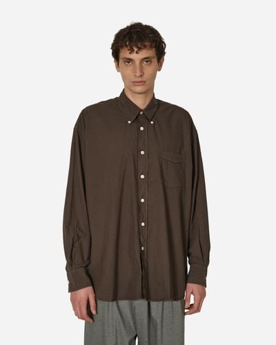 Our Legacy Borrowed Bd Shirt Faded - Brown