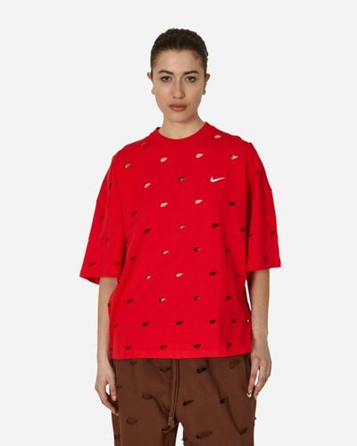 Nike Jacquemus Swoosh T-shirt College - Red
