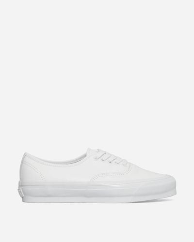 Vans Premium Authentic 44 Leather Sneakers - White