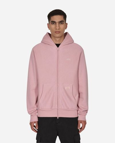 Advisory Board Crystals Abc. 123. Zip-up Hooded Sweatshirt - Pink