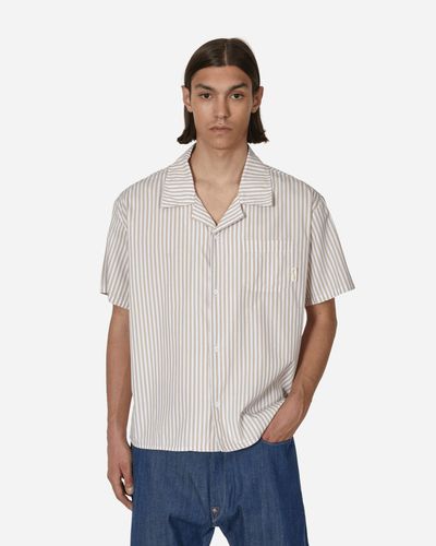 Museum of Peace & Quiet Ox Button Up Shirt Sand - White