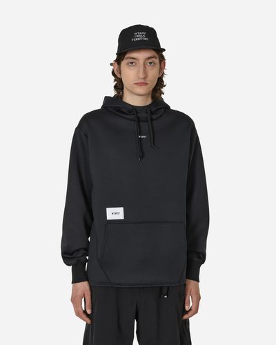 WTAPS ALL LOGO HOODY BLACK