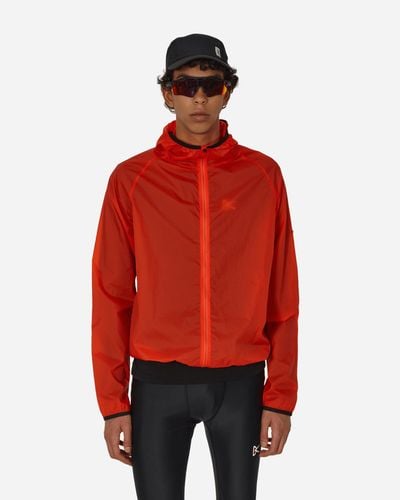 District Vision Ultralight Dwr Wind Jacket Tangerine - Red