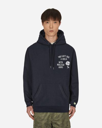 Mister Green Nuclear Arms Hooded Sweatshirt - Blue