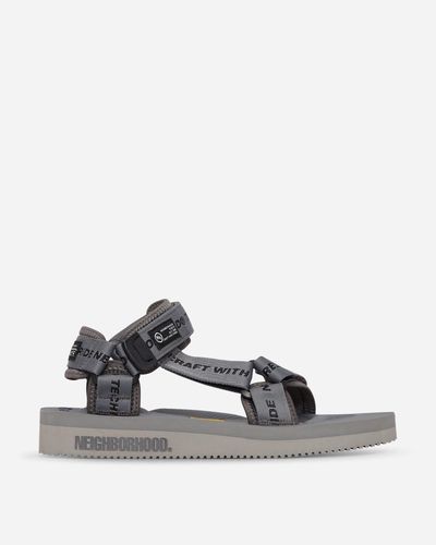 Suicoke Neighborhood Depa-v2nh Sandals - Gray