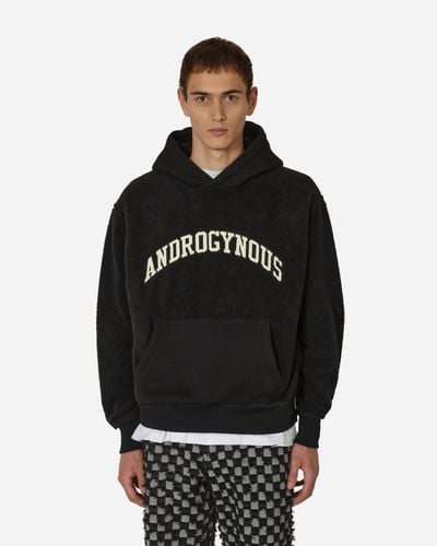 Pleasures Androgynous Hooded Sweatshirt - Black