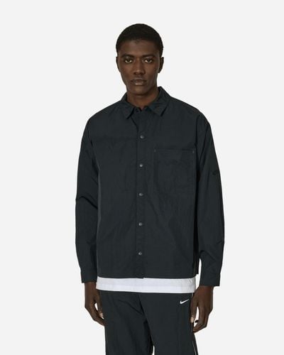 Nike Tech Pack Woven Longsleeve Shirt - Black