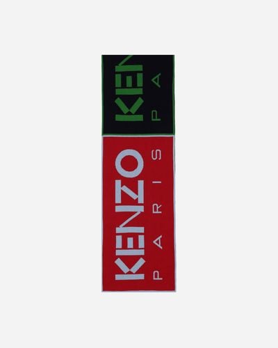 KENZO Box Scarf - Red