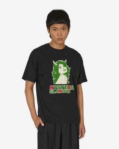 Hysteric Glamour 2 Tone Devil Woman T-shirt - Green