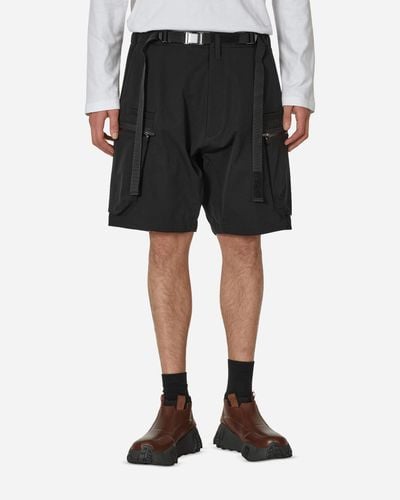 ACRONYM Schoeller Dryskin Cargo Shorts - Black