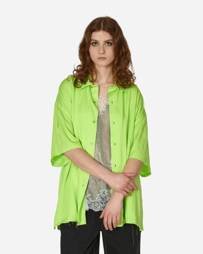 Martine Rose Camisole Shirt Lime / Irridescent - Green
