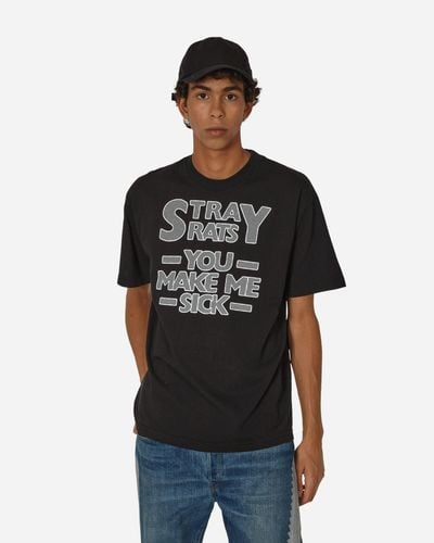 Stray Rats You Make Me Sick T-shirt - Black