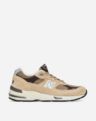 New Balance Made In Uk 991v1 Finale Sneakers Pale Khaki - White