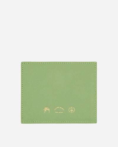 Mister Green Leather Classic Card Case - Green
