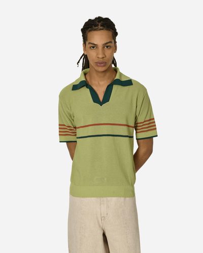 Bode Palmer Polo Shirt Mint - Green