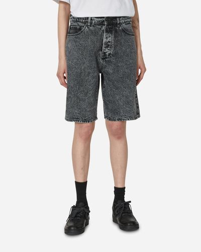 Iuter Loose Denim Shorts - Gray